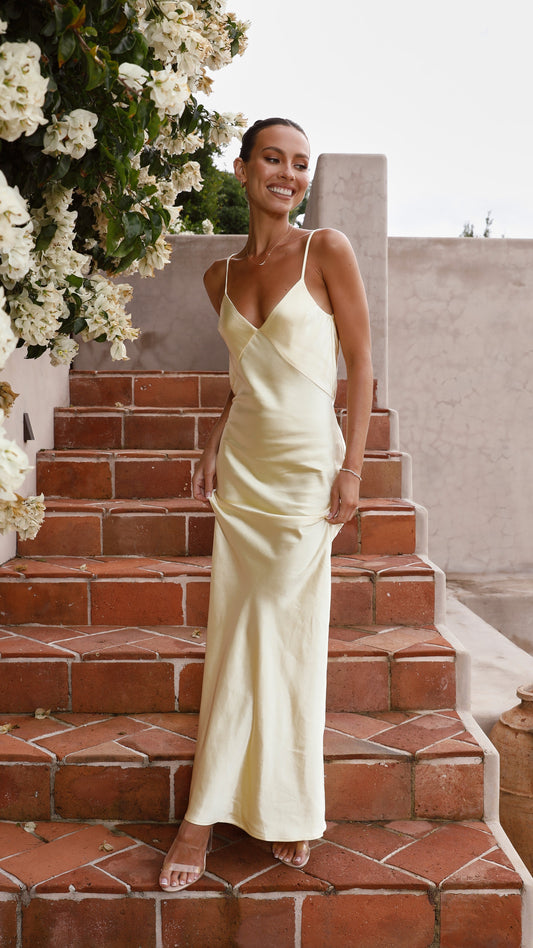 Gisella Maxi Dress - Yellow